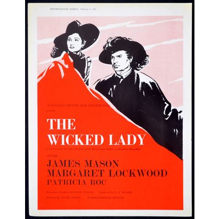 WICKED LADY 1945 James Mason, Margaret Lockwood, Patricia Roc TRADE ADVERT
