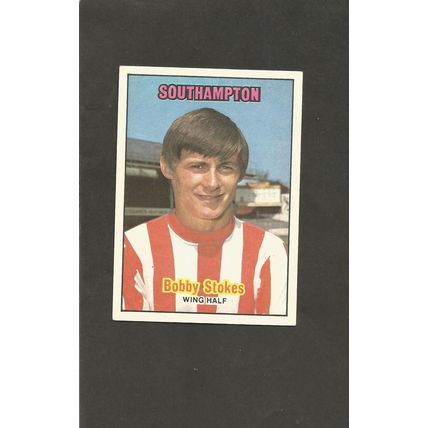A&BC Orange Back Football 1970-71 #44 Bobby Stokes Southampton