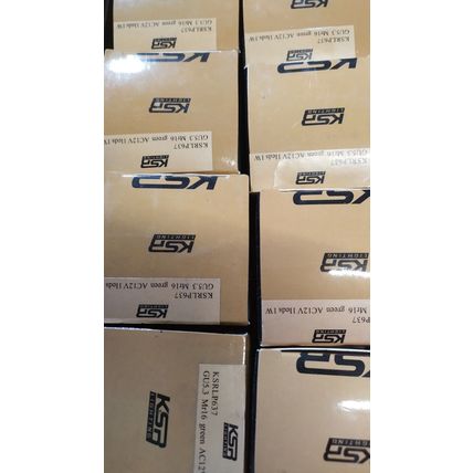 box of ksr lighting ksrlp637 gu5.3 mr16 green 1w led bulb joblot flat studio 12v
