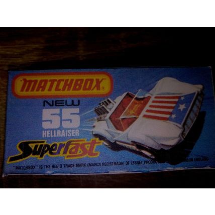 Matchbox - No55 Hellraiser - PROMO Replica / Repro Box -