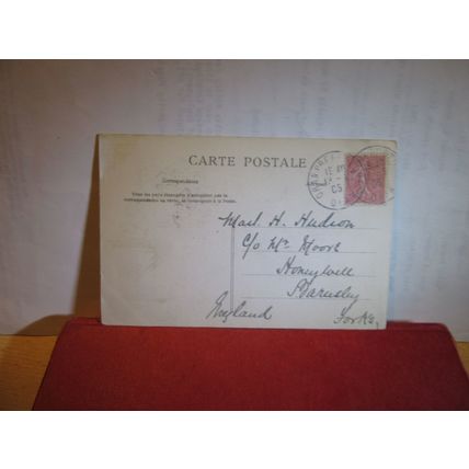 RUE DE MOSTAGANEM, ORAN, ALGERIA used antique postcard 1905 pm =