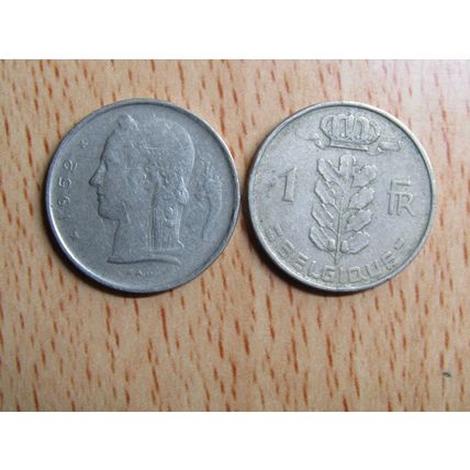 Belgium 1952 1 Franc Belgique (French Text) Coin