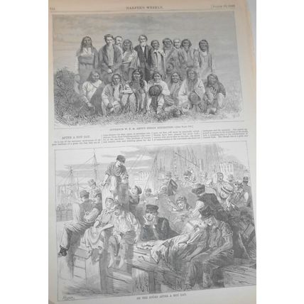 Governor W. F. M. Arny's Indian Expedition - Harper's Weekly, August 22, 1868