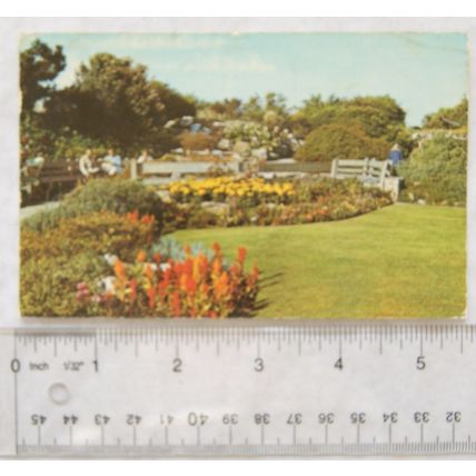 1973 postcard The Rock Gardens, Southsea