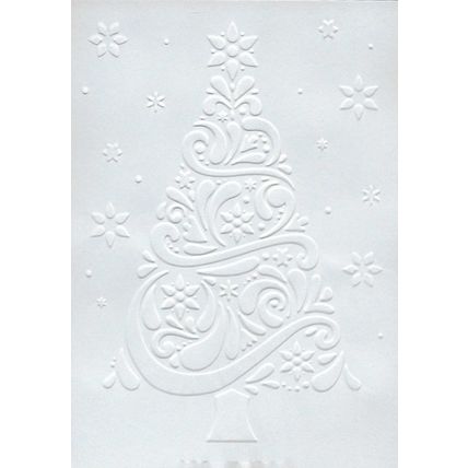 A6 Embossed Card. 10 Sheets. Christmas. Cardmaking Scrapbooking Crafts