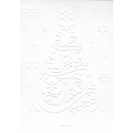 A6 Embossed Card. 10 Sheets. Christmas. Cardmaking Scrapbooking Crafts