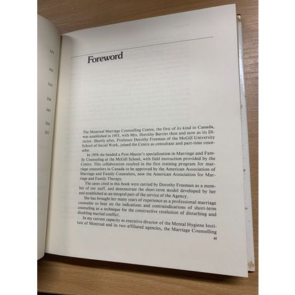 1982 1ST EDITION "MARITAL CRISIS & SHORT-TERM COUNSELING" USA HARDBACK BOOK (P5)