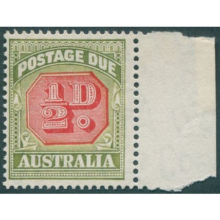 Australia 1938 ½d carmine & green Type A Postage Due SGD112 MNH