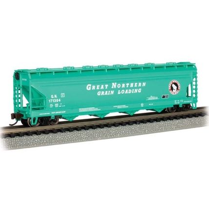 Bachmann USA 17561 ACF 56' 4-Bay Center-Flow Hopper Great Northern N Gauge - NEW