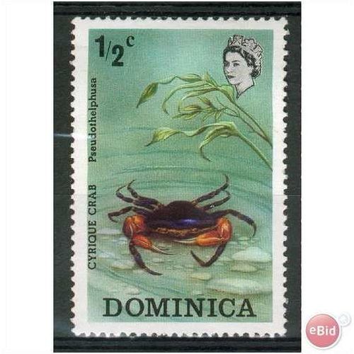 Dominica stamps 1973 - SG 389 1/2c Cyrique Crab