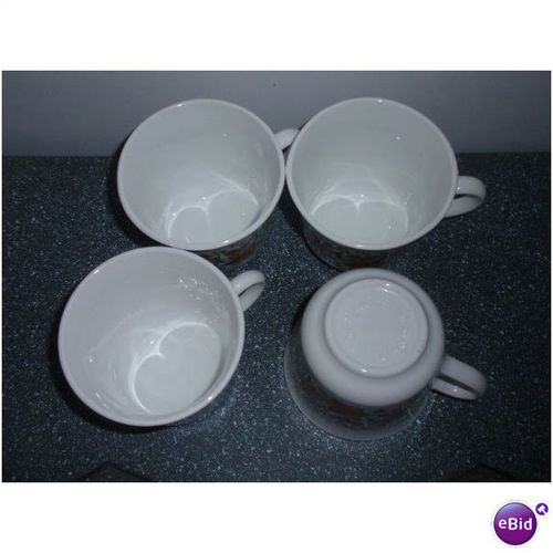 Vintage 4 Corning Indian Summer Orange Mugs