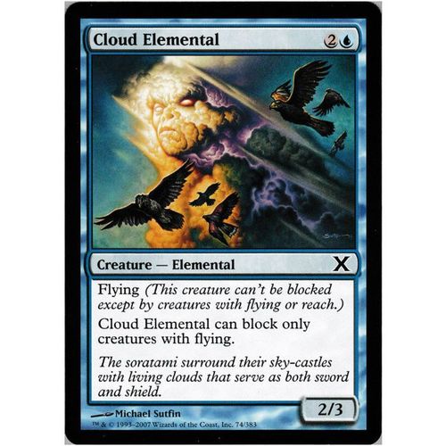 Magic the Gathering - Tenth Edition - #74/383 - Cloud Elemental