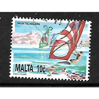 MALTA 1991 NATIONAL HERITAGE 10c MELLIEHA BAY SG910 FINE USED