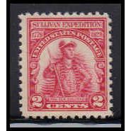 657 2c General John Sullivan Fine MNH O1571