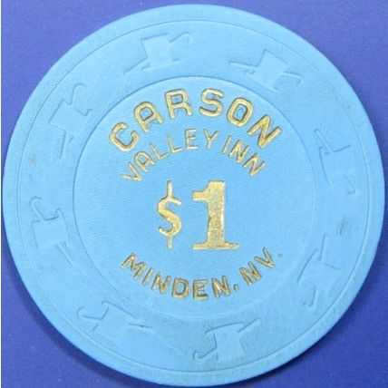 Carson Valley Inn. $1 Casino Chip. Minden, NV. Y34.