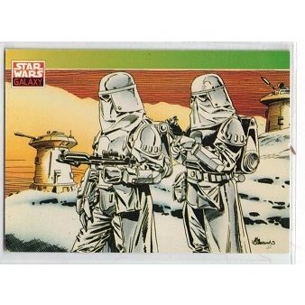 STAR WARS ' GALAXY series 1 ' card # 137 (1993)