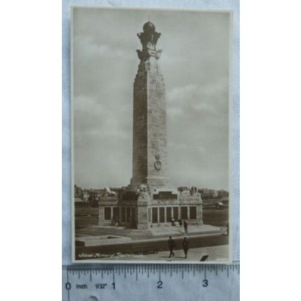 vintage postcard Naval Memorial, portsmouth ref.1