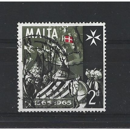 Malta.SG352 2d Turkish Camp.Fine Used.Apr25b