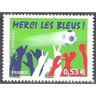 France 2006 Michel 4125 Neuf ** Cote (2008) 1.25 € Football Merci les Bleus