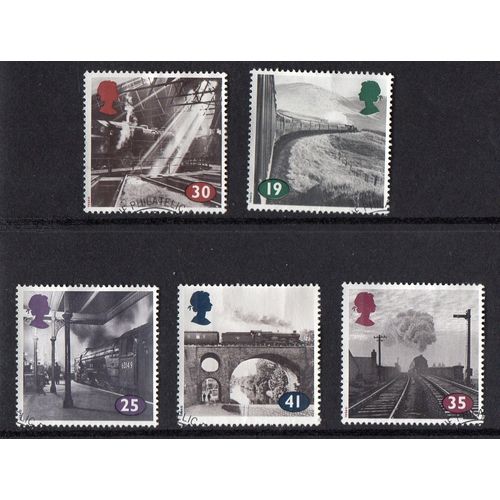 Great Britain 1994 Age of Steam Railway Photographs Used SG 1795-1799 Stamp