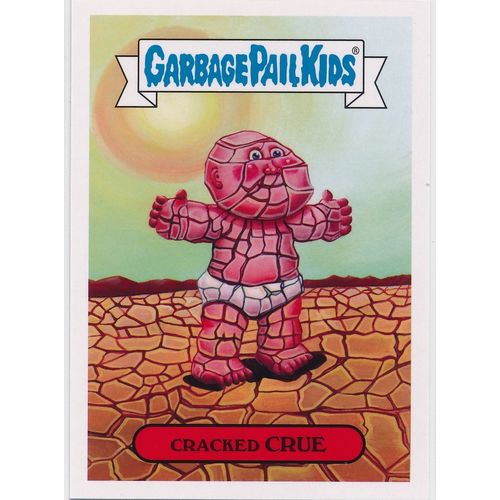GPK Adam-Geddon Natural Disasters Sticker 6a Cracked Crue
