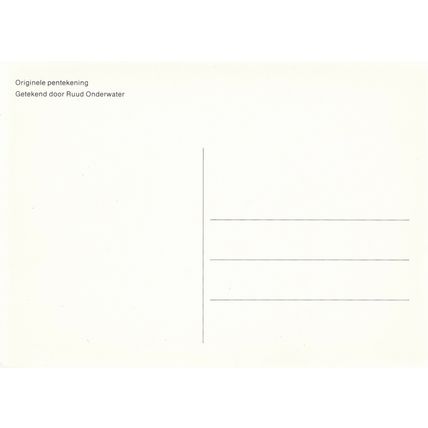Ruud Onderwater Postcard Unused VGC