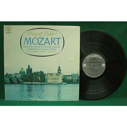 Bruno Walter - Mozart: Symphony No. 38 in D/No. 40 in D Minor - ML 5894 - EX