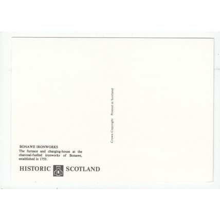 Furnace & Charging House Bonawe Ironworks Postcard Argyllshire
