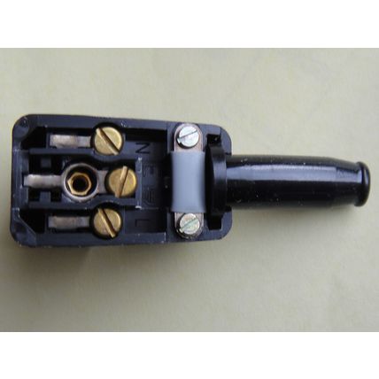 Bulgin Vintage P556 Vintage Right Angle IEC Mains Connector NOS Confined Rack