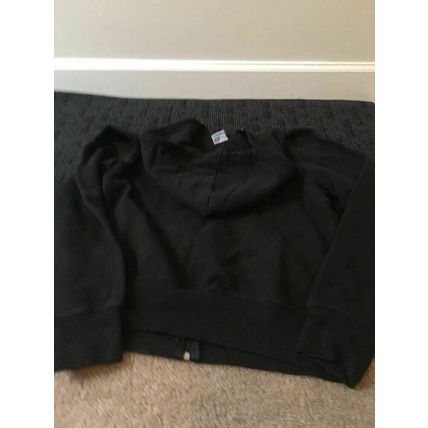 Champion Kids Full Zip Hoodie Jacket Size M Black