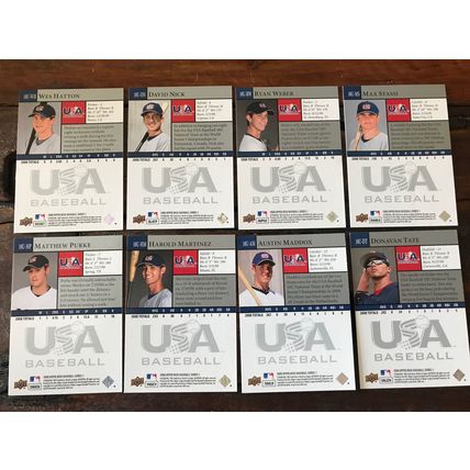 15 under 18 USA Baseball – Top Deck – series 1 2009