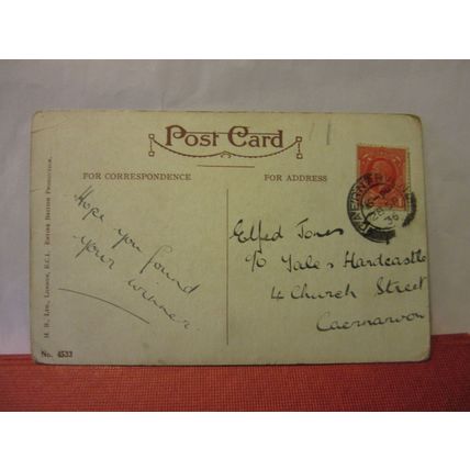 SAUCY SEASIDE POSTCARD used H. B. Ltd no 4533 humour BETTING 1936 pm =