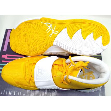 New Mens 18 NIKE Kyrie 6 University Gold Black Shoes MSRP $130 CW4142-702
