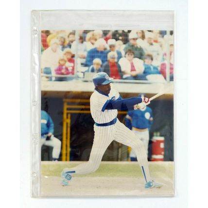 Andre Dawson Glossy Photo Vintage Chicago Cubs 8"x10" Picture + Sleeve 1980's