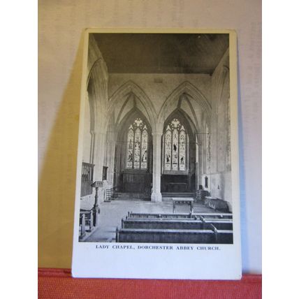 LADY CHAPEL, ABBEY CHURCH, Dorchester, Dorset used vintage postcard. #