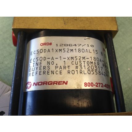 NORGREN EC5ODA1XM52M180AL15 8 0 PNEUMATIC GRIPPER EC50DA1XM52M180AL15 8 0,HD