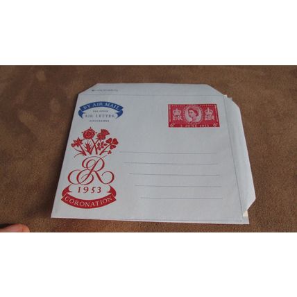 1953 Air Mail / Aerogramme - Queen Elizabeth Coronation