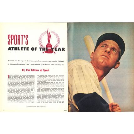 Mag: Feb 1950 Sport ~ Tommy Henrich, boxing Jake LaMotta, Hockey Eddie Shore