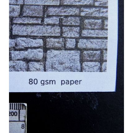 Papier bloc de pierre pour O gauge - échelle 1:48-feuille A4 (297 x 210 mm)