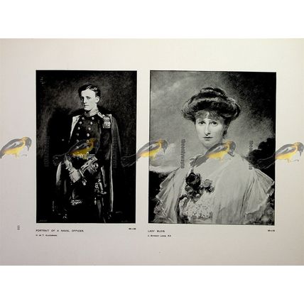 Naval Officer, Glazebrook & Lady Blois, Lucas, Book Illustration (Print), 1905