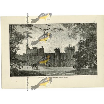 Knowsley Hall, Nr Liverpool, Book Illustration (Print), 1891