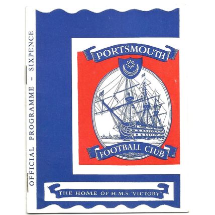 1964-65 PORTSMOUTH v SOUTHAMPTON (Very Good to Excellent Condition - No Writing)