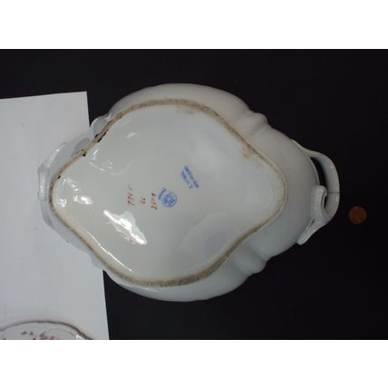 SOUP TUREEN Vegetable Bowl Covered Haviland Limoges Offner New Orleans Austria