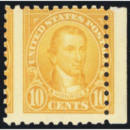 591, Mint LH 10¢ - Scarce Misperforation Error * Stuart Katz