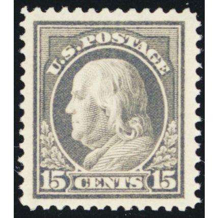 418, Mint LH XF JUMBO 15¢ - PSE Certificate Graded 90J * Stuart Katz