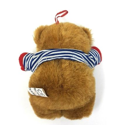 Brown Bear Rav Rushden Ravensden 6" with Striped top Animal Soft Toy Plush