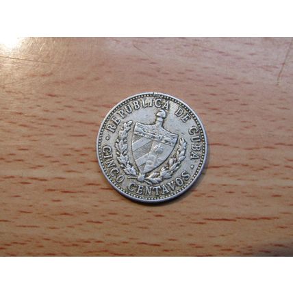 Cuba 1968 5 Centavo Coin