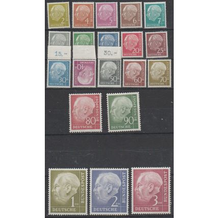 Mi: 177/96 MNH 1954 Cat € 300