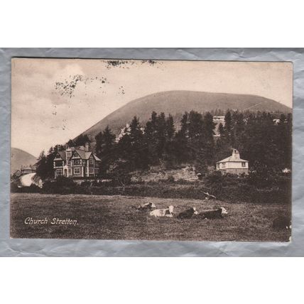 Church Stretton - Shropshire - Postally Used - Church Stretton 17th January 1908