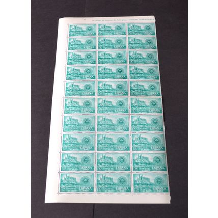 Spain stamps. 1967 Interparliamentary Conference Mallorca MNH block (AM352)